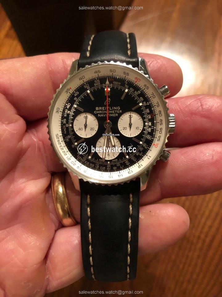 IMG_9085 Breitling Navitimer 1 B01 Chronograph 43 Mens watch Unisex Automatic Steel AB0121211B1X2 Replica 2