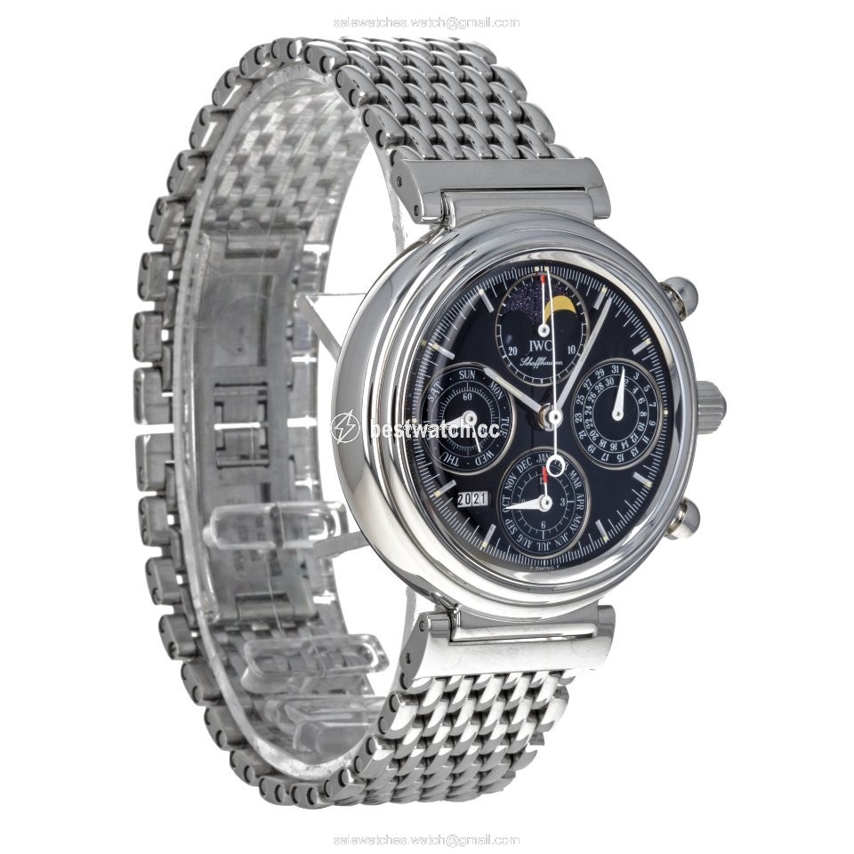IWC Da Vinci Perpetual Calendar Mens watch Unisex Automatic Steel IW3750 Replica 2