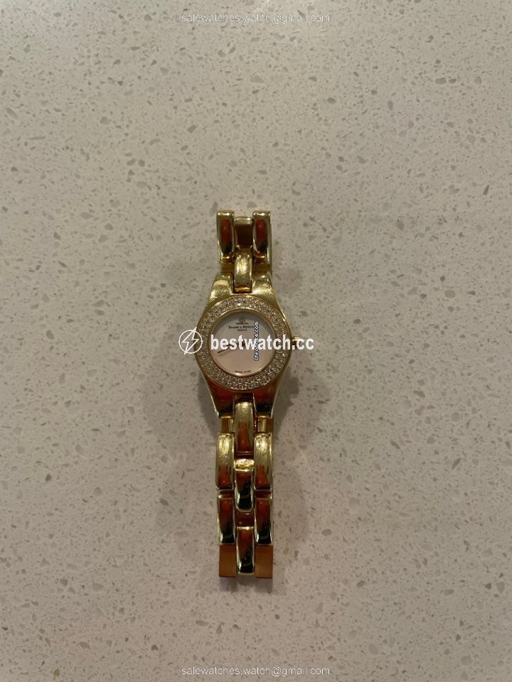 Baume & Mercier Linea Womens watch Quartz Yellow gold MV045153 Replica 2