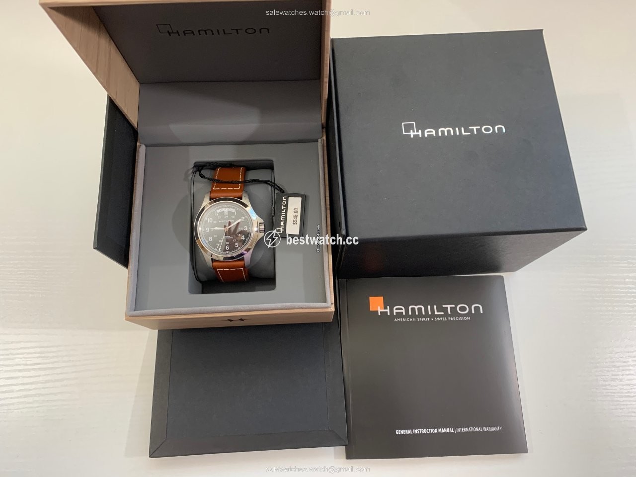 Hamilton Khaki Field King Mens watch Unisex Automatic Steel H64455533 Replica 2