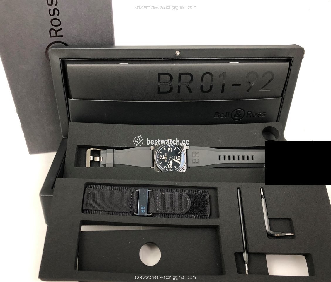 IMG_9085 Bell & Ross BR 01-92 Mens watch Unisex Automatic Ceramic BR0192-BL-CER SRB Replica 2