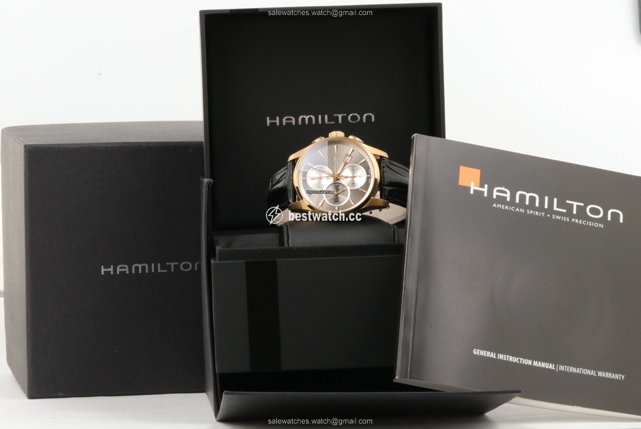 Hamilton Jazzmaster Auto Chrono Mens watch Unisex Automatic Steel H32546781 Replica 2