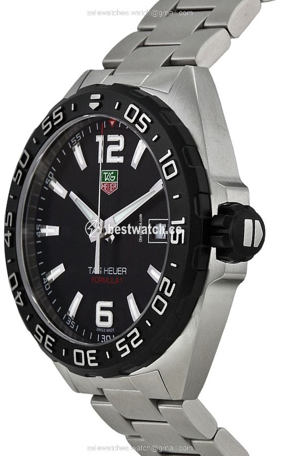 IMG_9085 TAG Heuer Formula 1 Quartz Mens watch Unisex Quartz Steel WAZ1110-BA0875 Replica 2