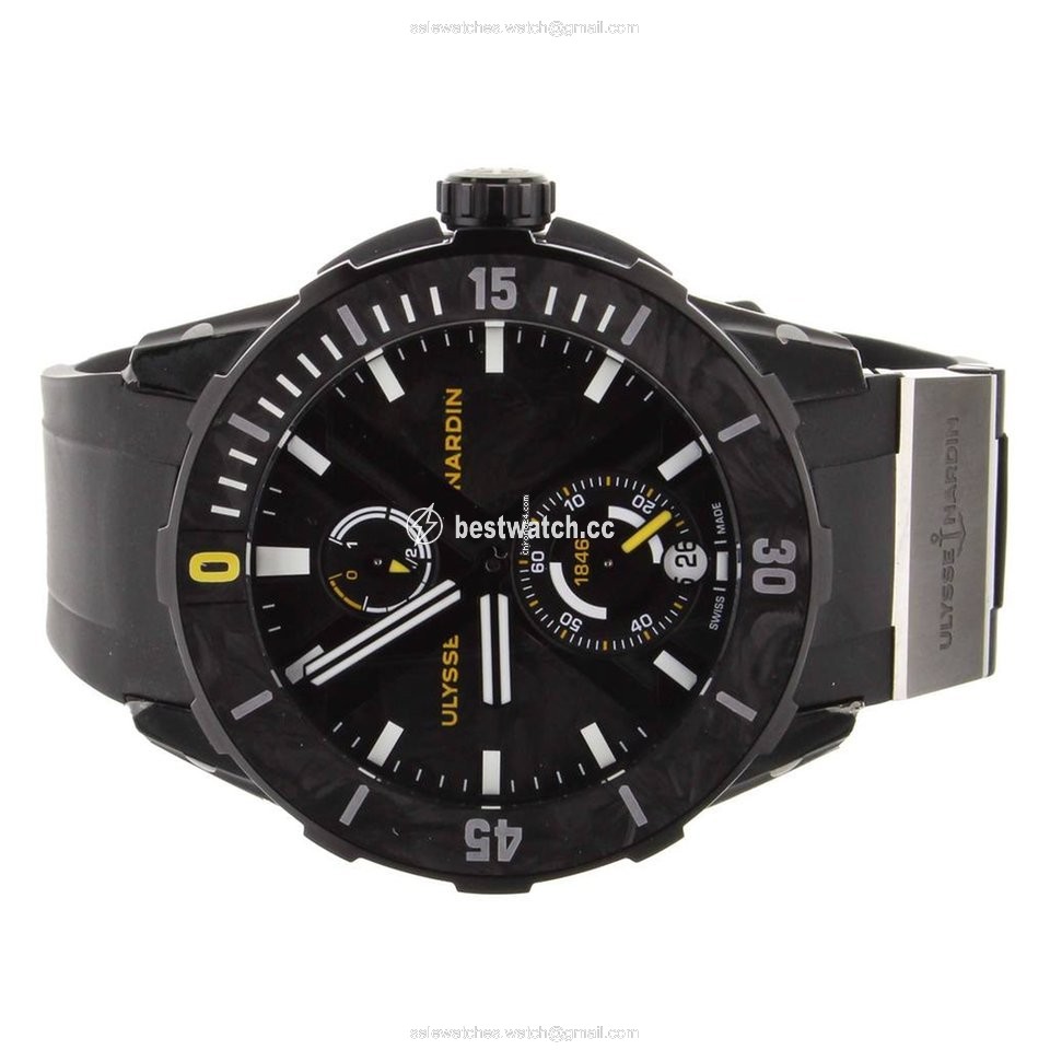 IMG_9085 Ulysse Nardin Marine Mens watch Unisex Automatic Titanium 1183-170LE 92-CAP Replica 2
