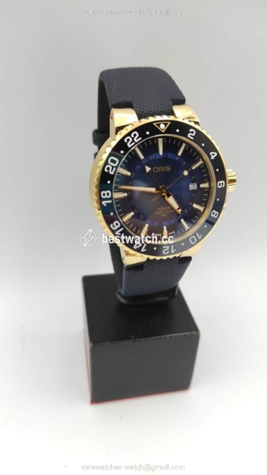 IMG_9085 Oris Mens watch Unisex Automatic Yellow gold 01 798 7754 6185-Set Replica 2