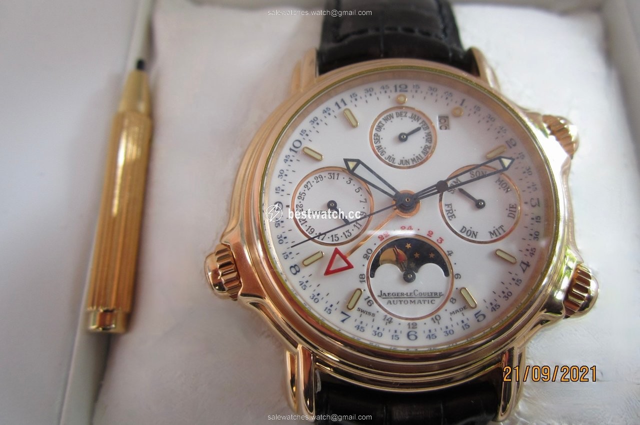 Jaeger-LeCoultre Mens watch Unisex Automatic Rose gold 180.240.990 Replica 2