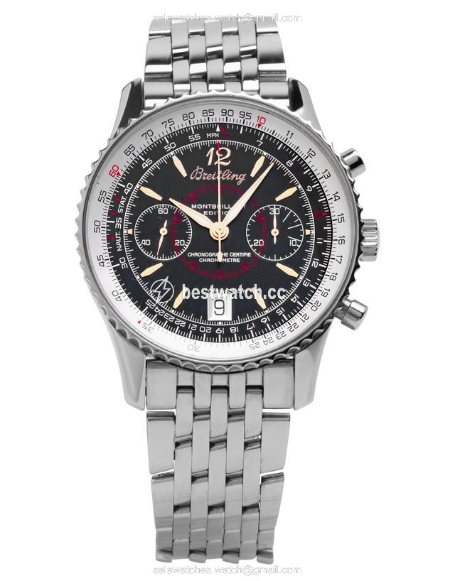 IMG_9085 Breitling Montbrillant Mens watch Unisex Automatic Steel A48330 Replica 2
