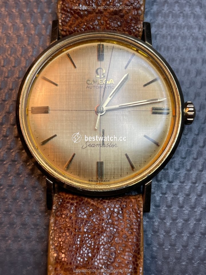 IMG_9085 Omega Seamaster Mens watch Unisex Automatic Yellow gold Vintage Replica 2