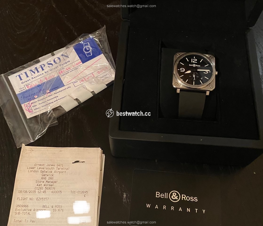 IMG_9085 Bell & Ross BR S Mens watch Unisex Quartz Steel BRS-64-S Replica 2