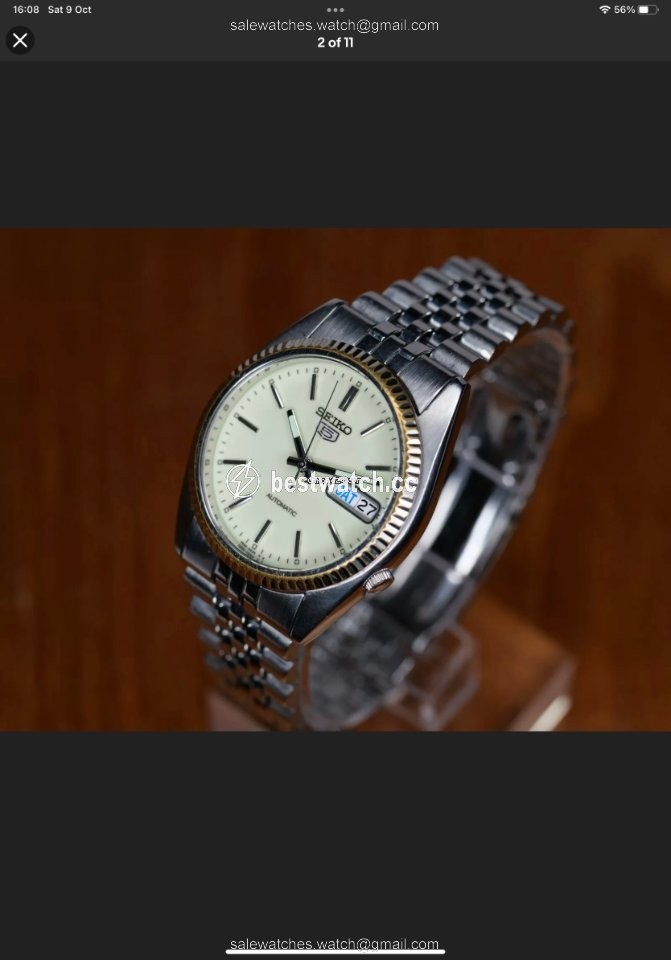 Seiko 5 Mens watch Unisex Automatic Steel SNXJ89 Replica 2