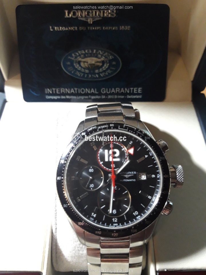 IMG_9085 Longines Mens watch Unisex Automatic Steel L3 637 4 Replica 2
