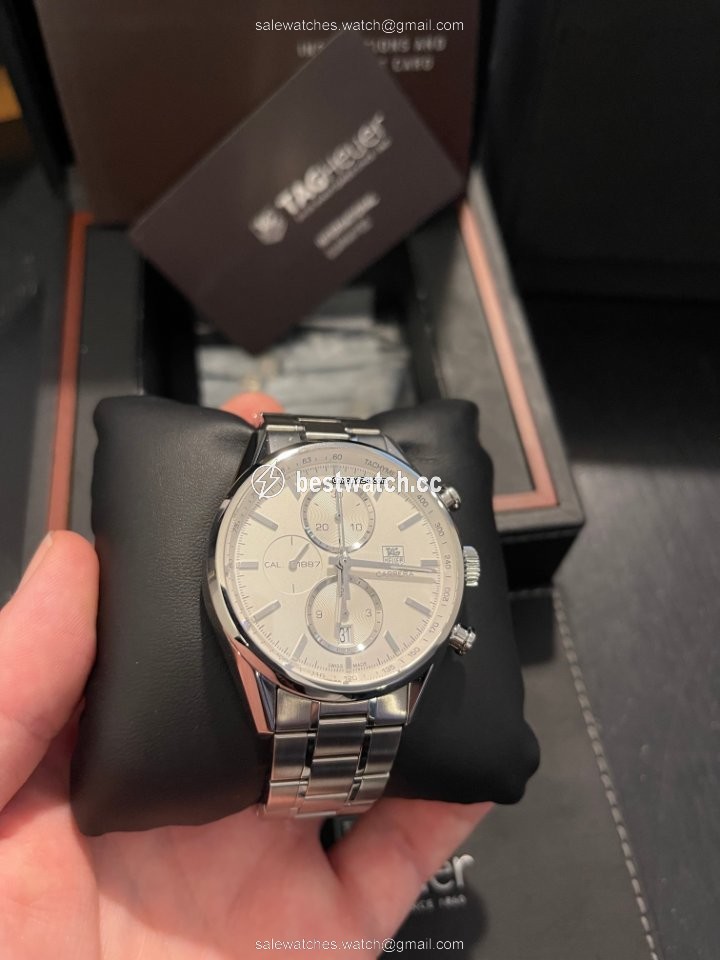 IMG_9085 TAG Heuer Carrera Calibre 1887 Mens watch Unisex Automatic Steel CAR2111.BA0724 Replica 2