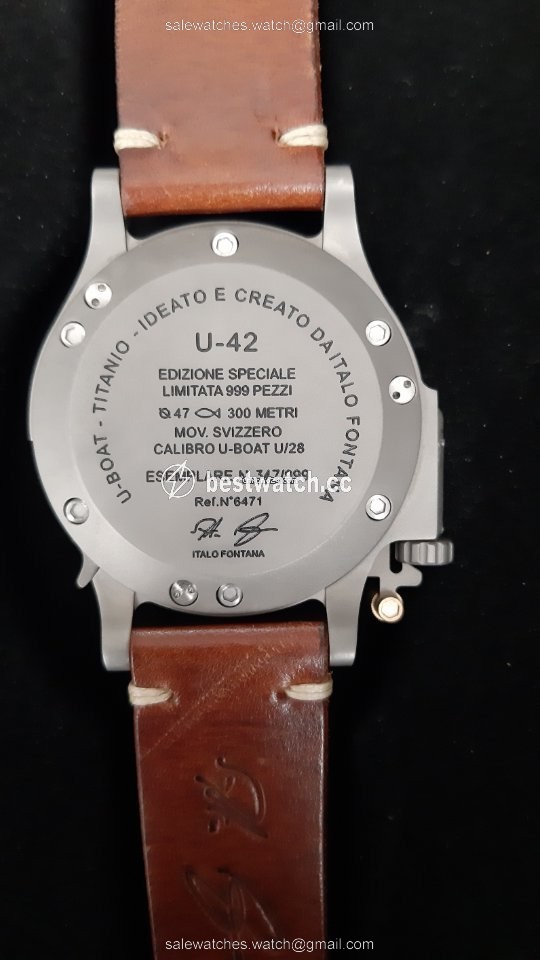 IMG_9085 U-Boat U-42 Mens watch Unisex Automatic Titanium 6471 Replica 2