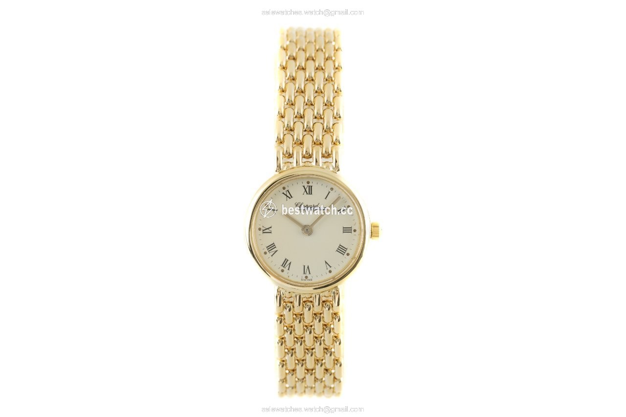 IMG_9085 Chopard Classic Womens watch Quartz Yellow gold 855 Replica 2