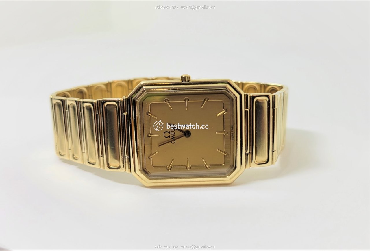 IMG_9085 Omega Mens watch Unisex Quartz Yellow gold 1378 Replica 2