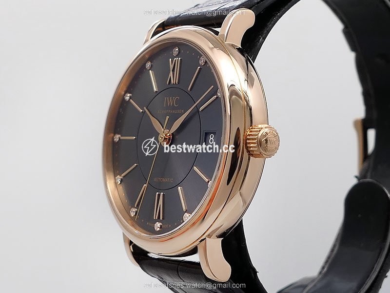 IMG_9085 IWC Portofino Automatic Mens watch Unisex Automatic Rose gold IW458106 Replica 2