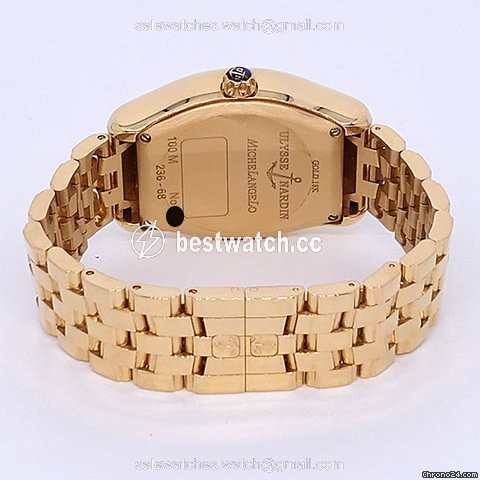 IMG_9085 Ulysse Nardin Michelangelo Mens watch Unisex Automatic Rose gold 236-68 581 Replica 2