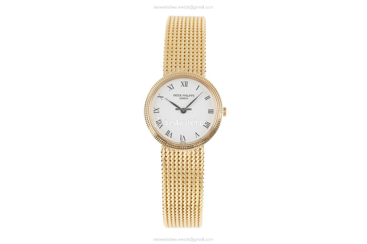 IMG_9085 Patek Philippe Calatrava Womens watch Quartz Yellow gold 4819 5 Replica 2