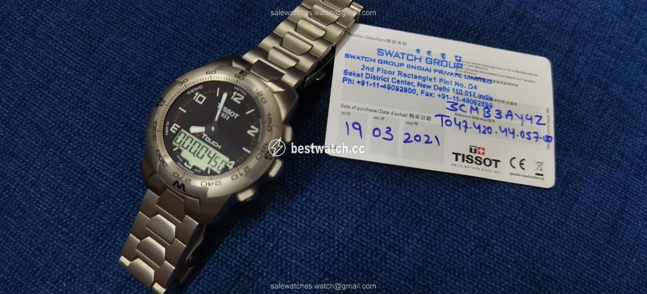 IMG_9085 Tissot T-Touch II Mens watch Unisex Quartz Titanium T047.420.44.057.00 Replica 2