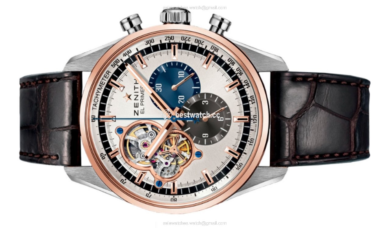 IMG_9085 Zenith El Primero Chronomaster Mens watch Unisex Automatic Gold Steel 51.2080.4061 69.C494 Replica 2