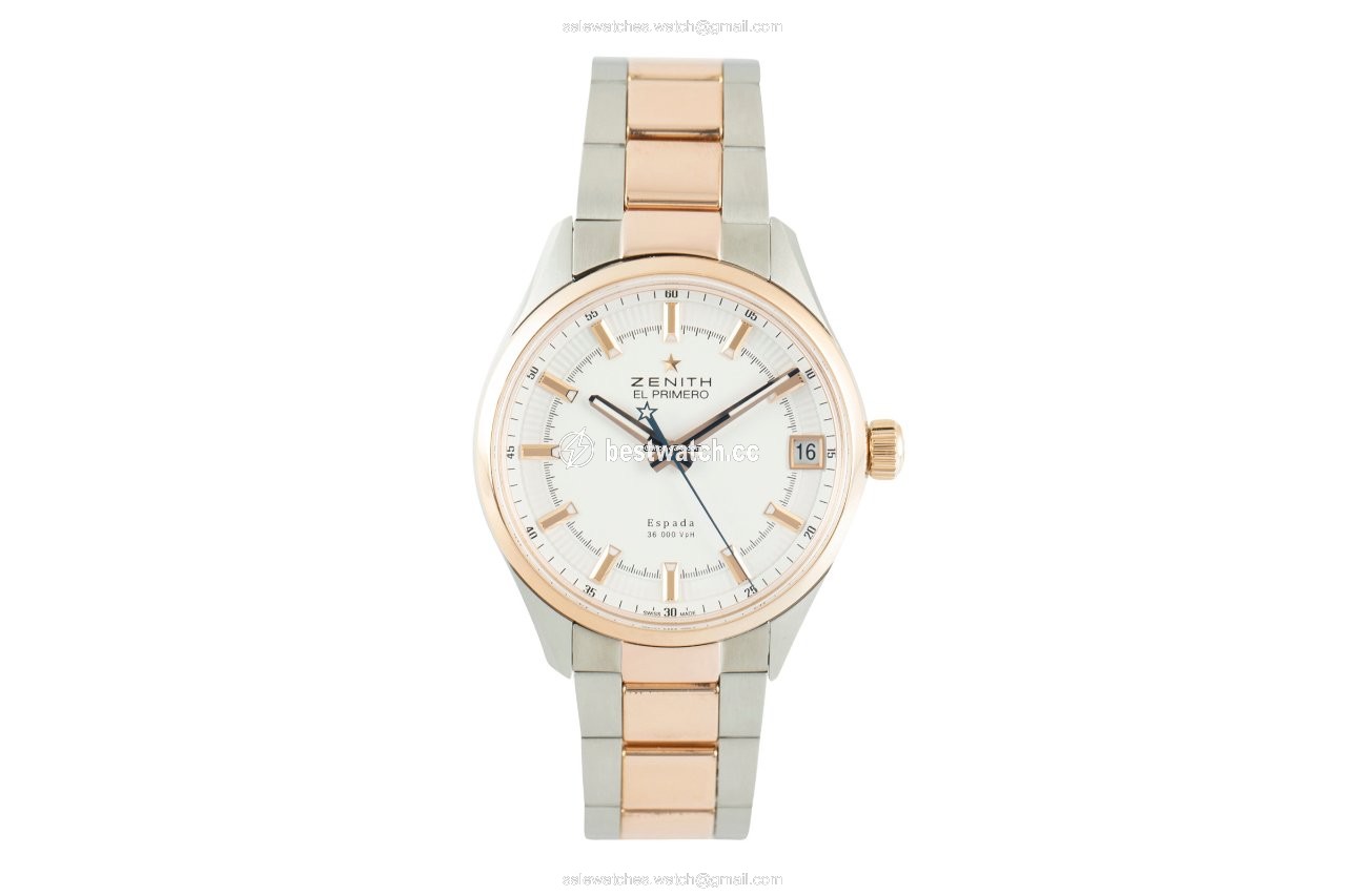 IMG_9085 Zenith El Primero Espada Mens watch Unisex Automatic Gold Steel 51.2170.4650 Replica 2