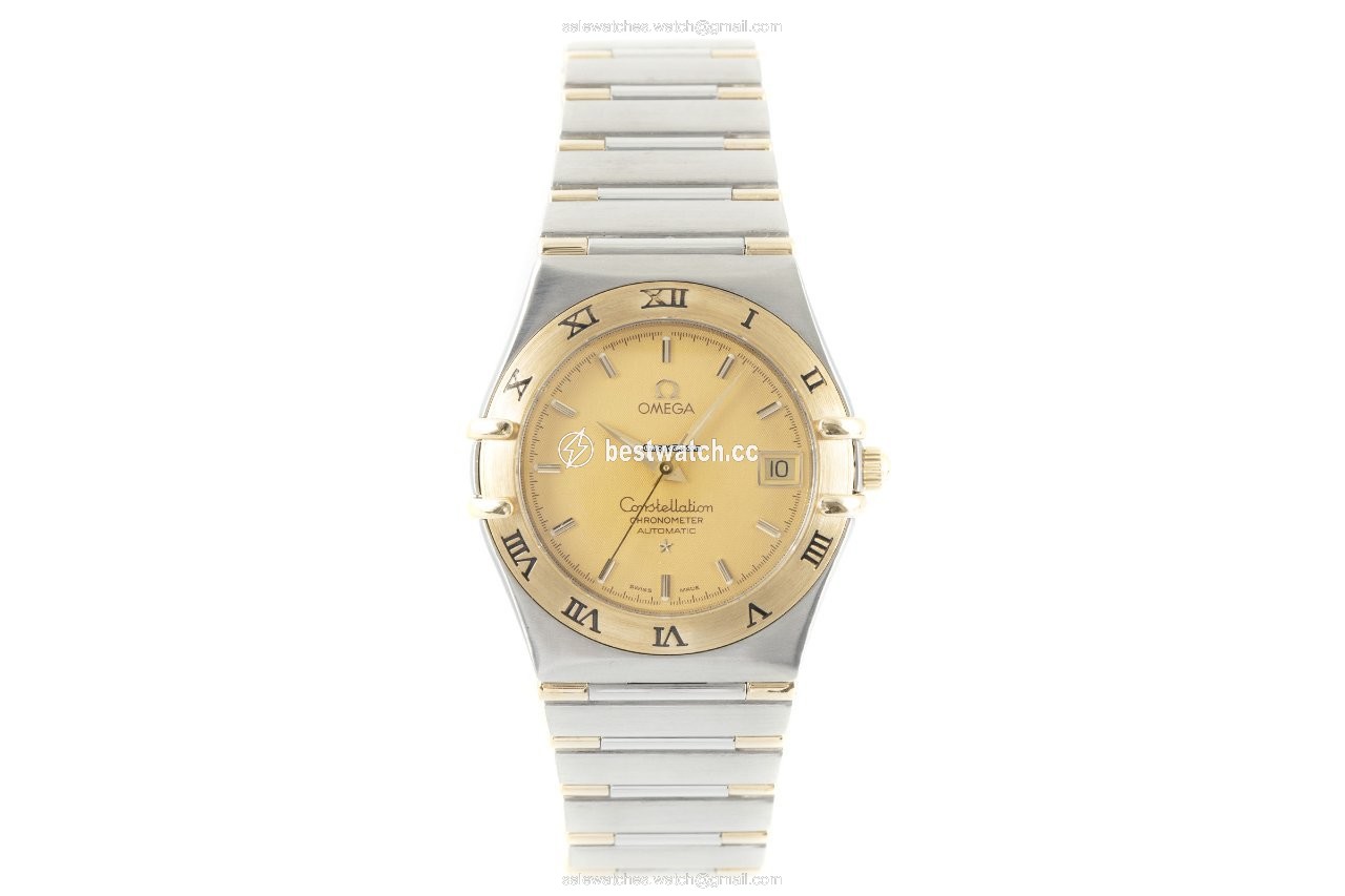 IMG_9085 Omega Constellation Mens watch Unisex Automatic Gold Steel 1302.10.00 Replica 2