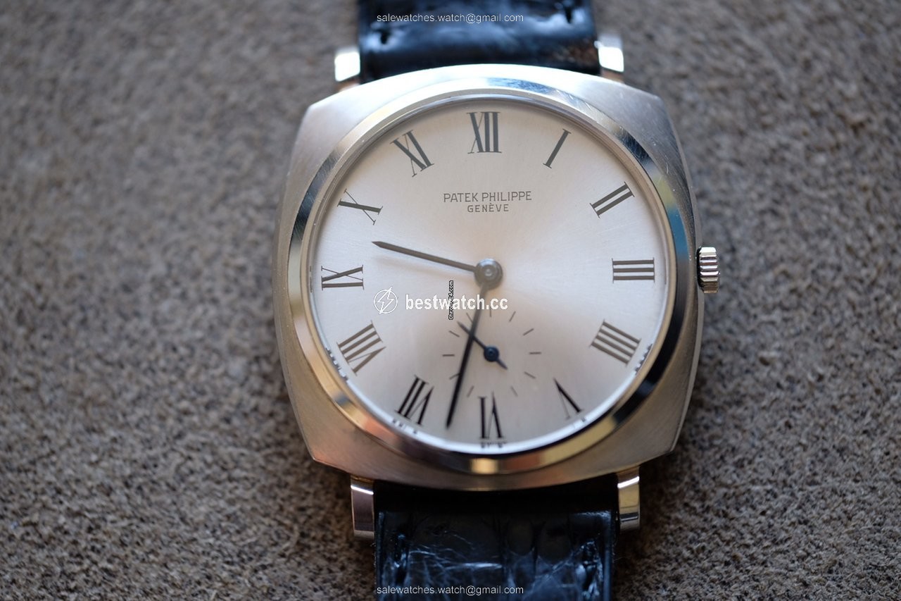 IMG_9085 Patek Philippe Calatrava Mens watch Unisex Automatic White gold 3525G Replica 2