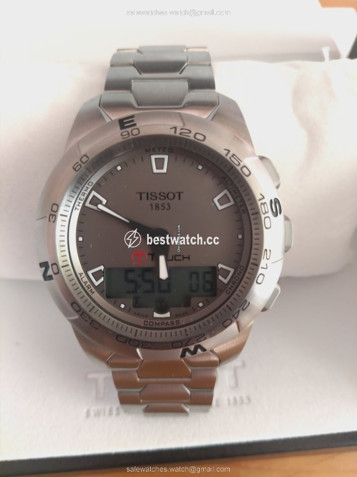 Tissot T-Touch II Mens watch Unisex Quartz Steel T047.420.11.071.00 Replica 2