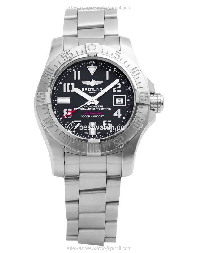 IMG_9085 Breitling Avenger II Seawolf Mens watch Unisex Automatic Steel A1733110.BC30.169A Replica 2