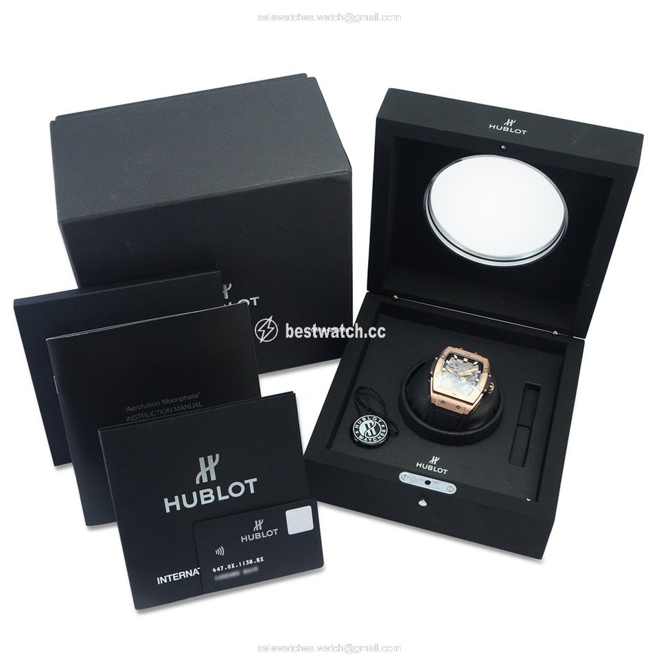 IMG_9085 Hublot Spirit of Big Bang Mens watch Unisex Automatic Rose gold 647.OX.1138.RX Replica 2