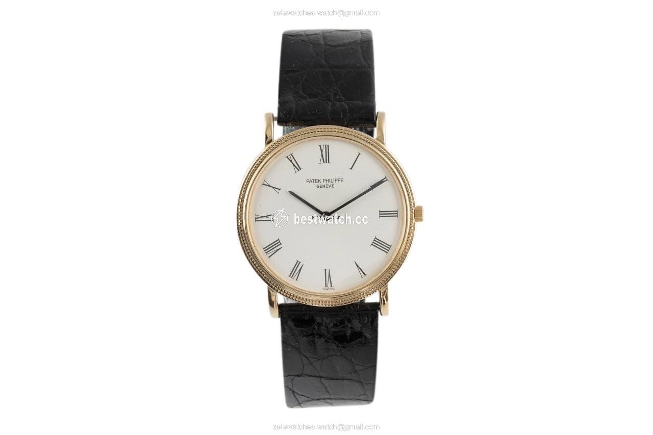 IMG_9085 Patek Philippe Calatrava Mens watch Unisex Manual winding Yellow gold 3520D Replica 2