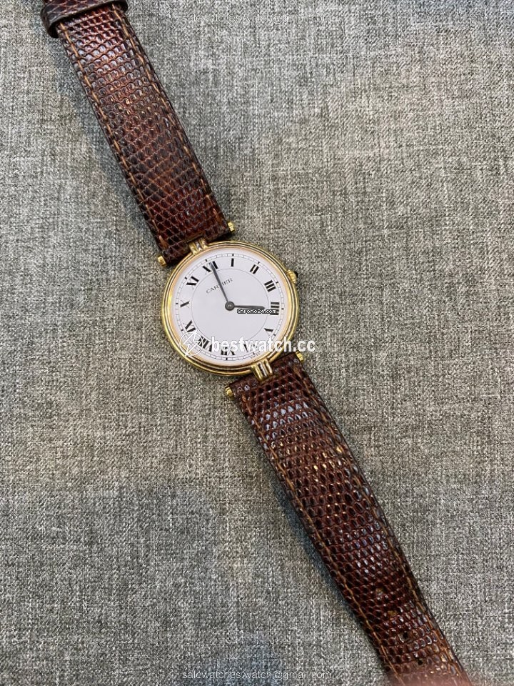 IMG_9085 Cartier Trinity Womens watch Quartz Yellow gold 881003 Replica 2