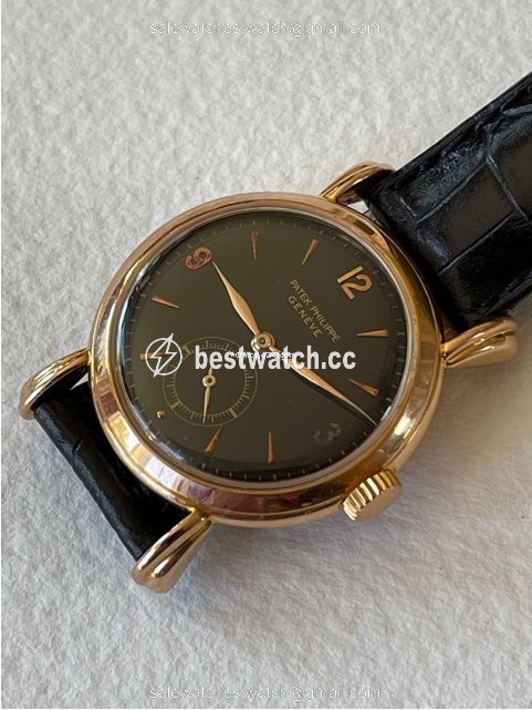 IMG_9085 Patek Philippe Calatrava Mens watch Unisex Manual winding Rose gold 2453 Replica 2
