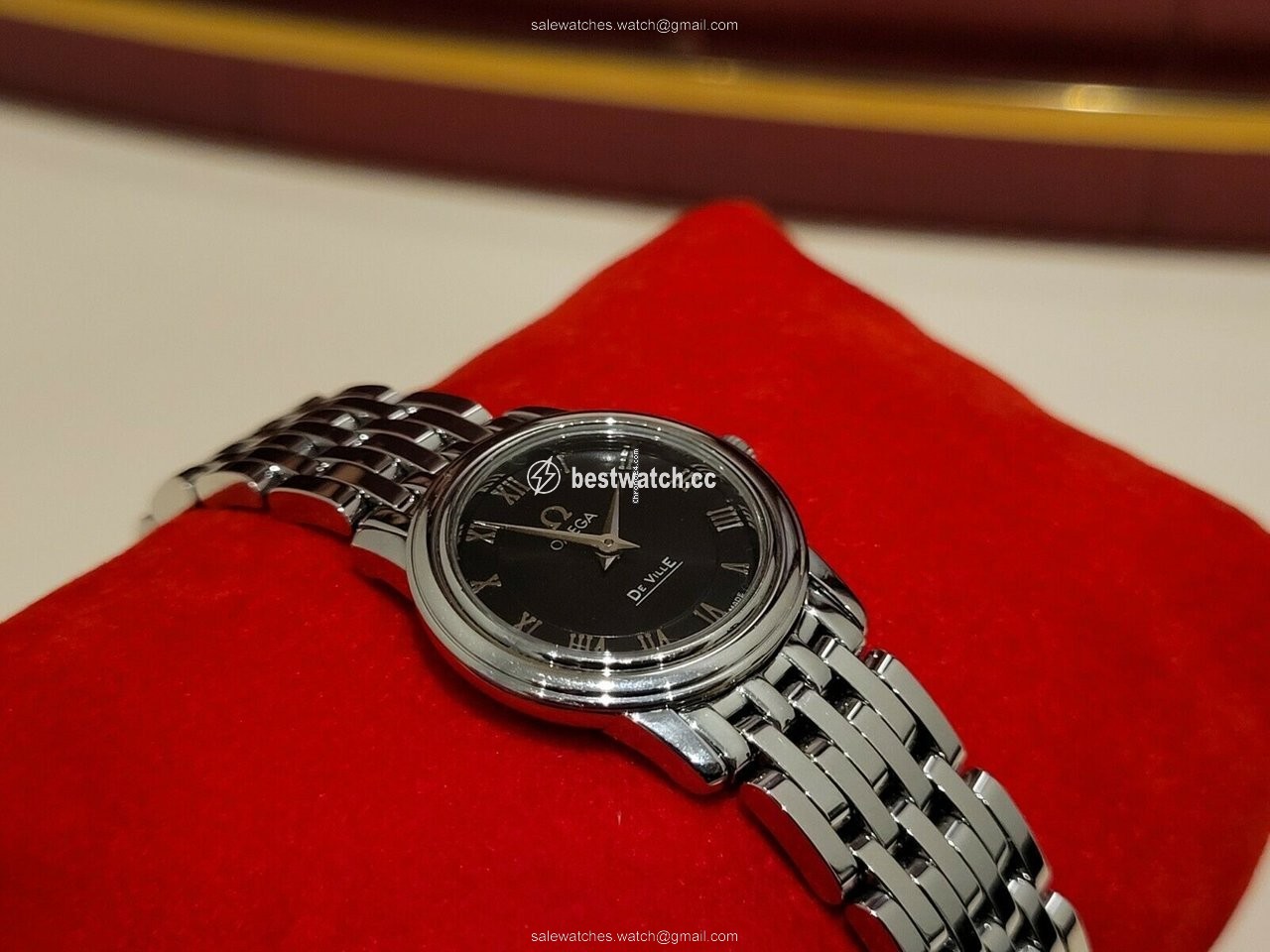 IMG_9085 Omega De Ville Womens watch Quartz Steel 457052000 Replica 2