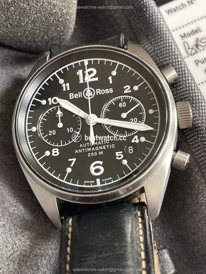 IMG_9085 Bell & Ross BR V1 Mens watch Unisex Automatic Steel BRV126-BL-ST SST Replica 2