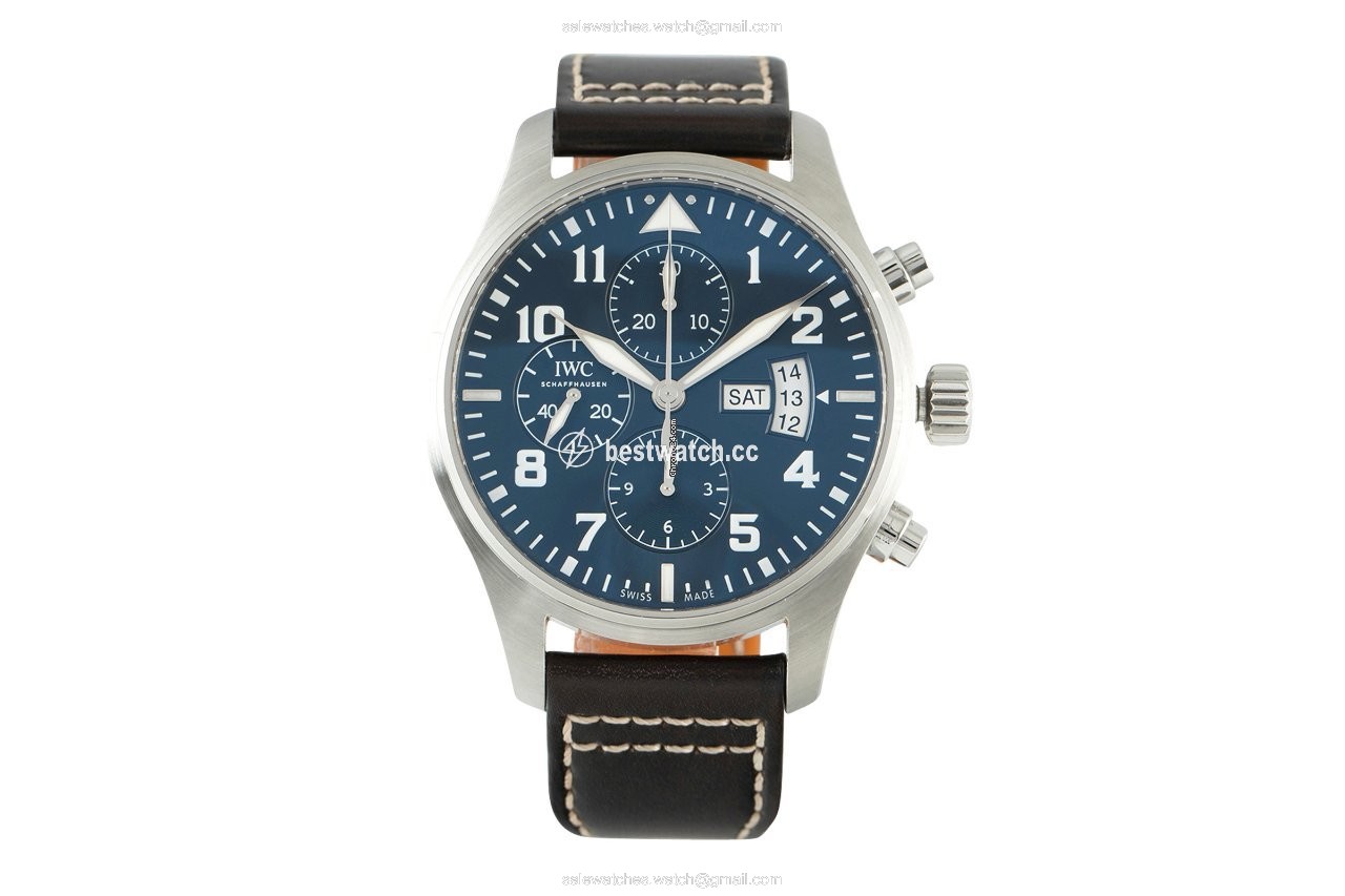 IMG_9085 IWC Pilot Chronograph Mens watch Unisex Automatic Steel IW377706 Replica 2