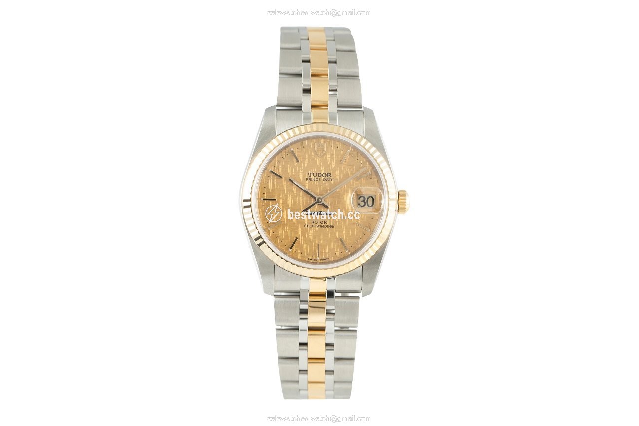 Tudor Prince Date Mens watch Unisex Automatic Gold Steel 74033 Replica 2