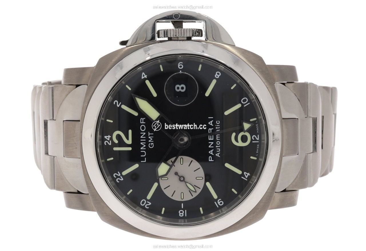 IMG_9085 Panerai Luminor GMT Automatic Mens watch Unisex Automatic Titanium PAM 00161 Replica 2