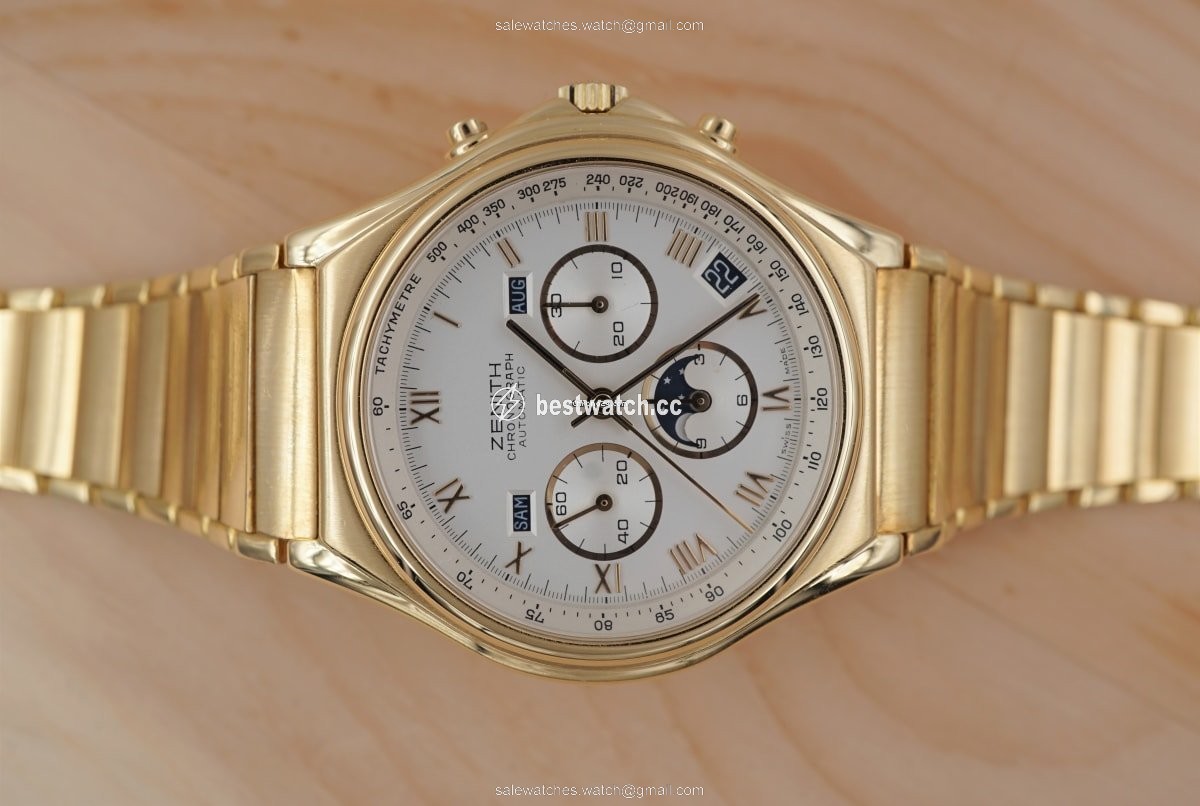 IMG_9085 Zenith Port Royal Mens watch Unisex Automatic Yellow gold 95.0102.418 Replica 2