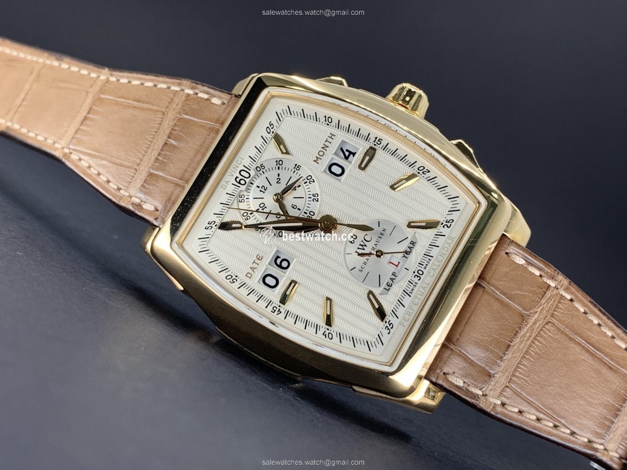 IWC Da Vinci Perpetual Calendar Digital Date-Month Automatic Rose gold IW376107 Replica 2