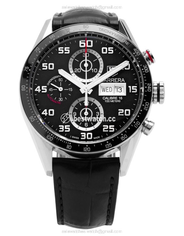 IMG_9085 TAG Heuer Carrera Calibre 16 Mens watch Unisex Automatic Steel CV2A1R.FC6235 Replica 2