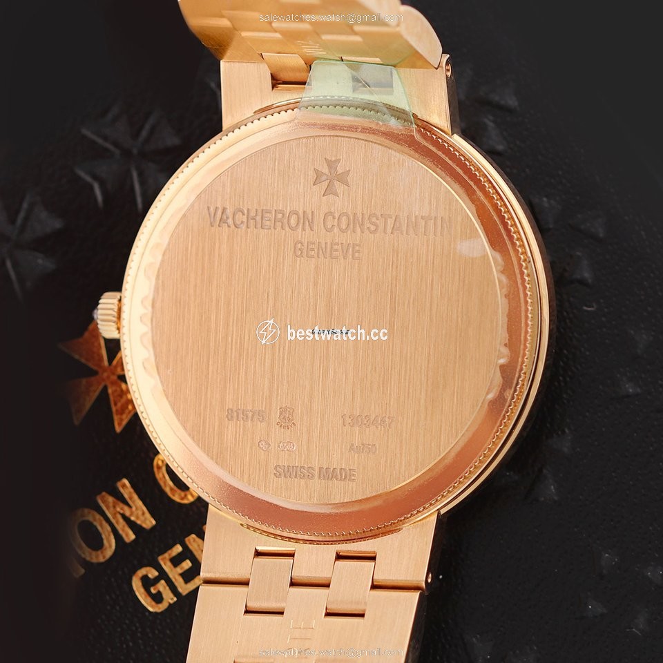 IMG_9085 Vacheron Constantin Patrimony Mens watch Unisex Manual winding Rose gold 81575 v02r-9275 Replica 2