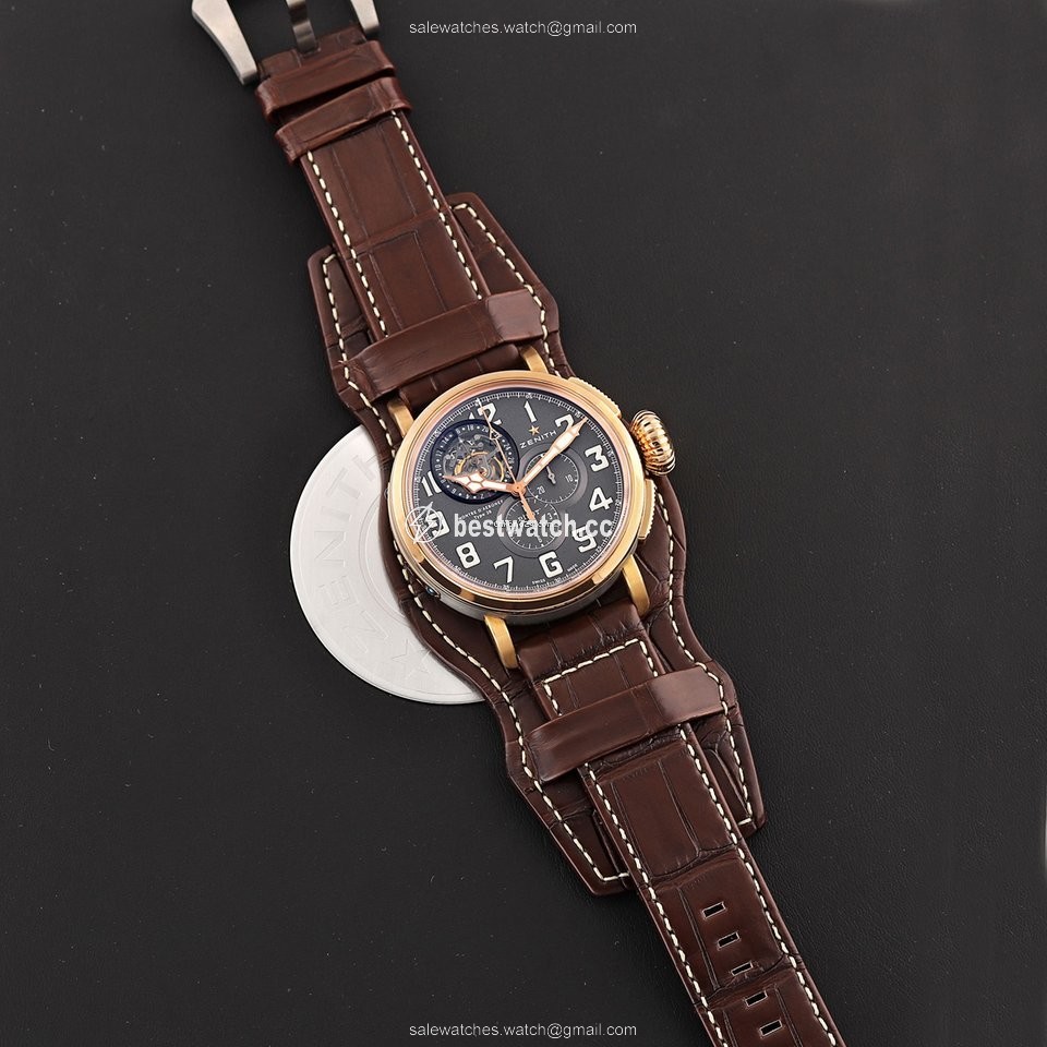 IMG_9085 Zenith Pilot Type 20 Tourbillon Mens watch Unisex Automatic 87.2431c.4035 91.c742 Replica 2