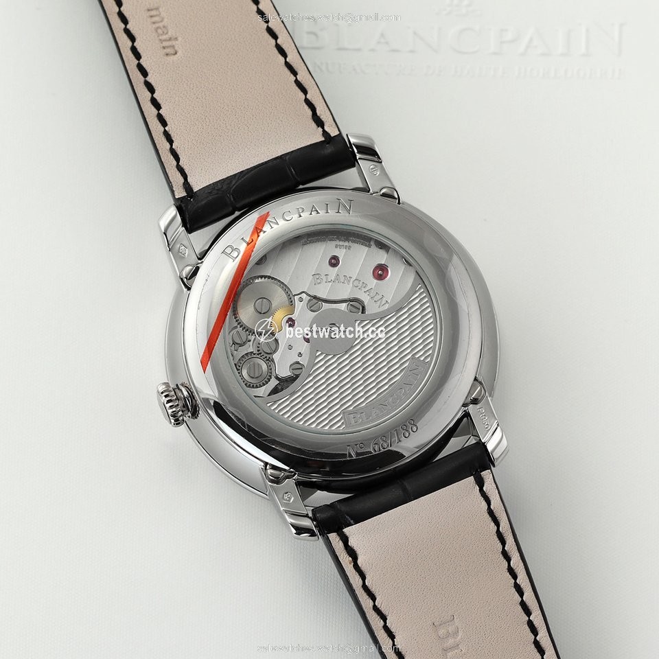 Blancpain Villeret Mens watch Unisex Automatic Platinum 6659-3431-55b Replica 2