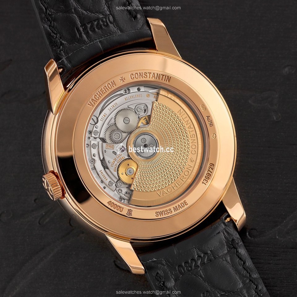 Vacheron Constantin Patrimony Mens watch Unisex Automatic Rose gold 4000u 000r-b111 Replica 2