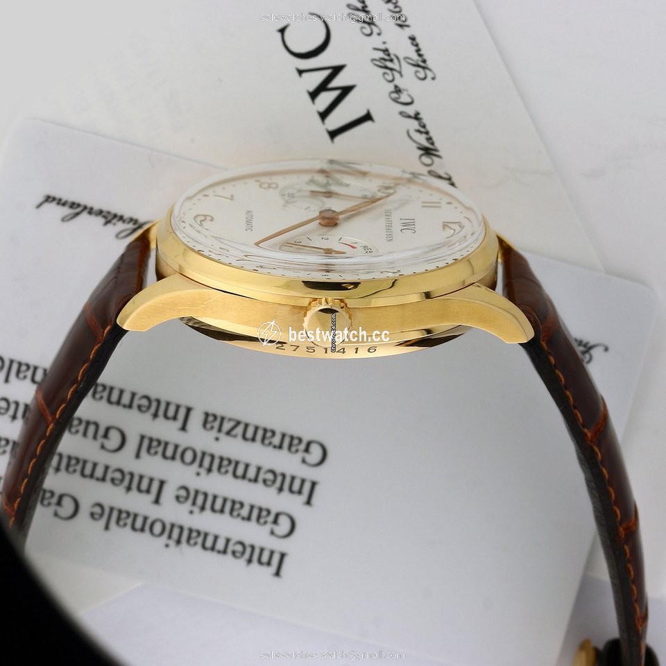 IMG_9085 IWC Portuguese Automatic Mens watch Unisex Automatic Rose gold 5000-004 Replica 2