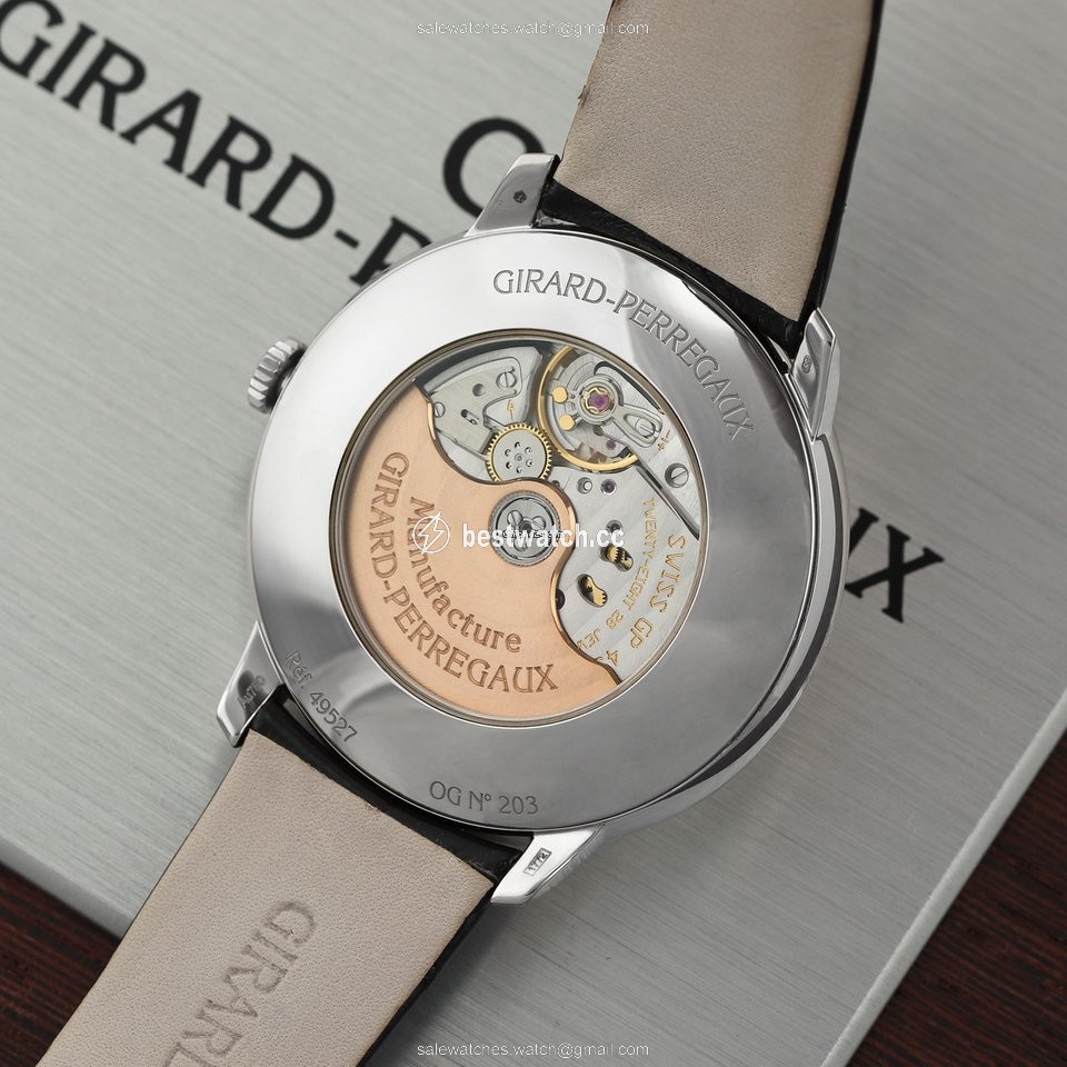IMG_9085 Girard Perregaux 1966 Mens watch Unisex Automatic White gold 49527-53-131-bk6a Replica 2