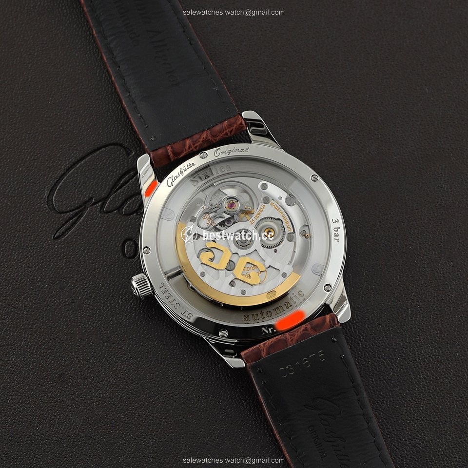 IMG_9085 Glashutte Original Sixties Mens watch Unisex Automatic Steel 1-39-52-13-02-04 Replica 2