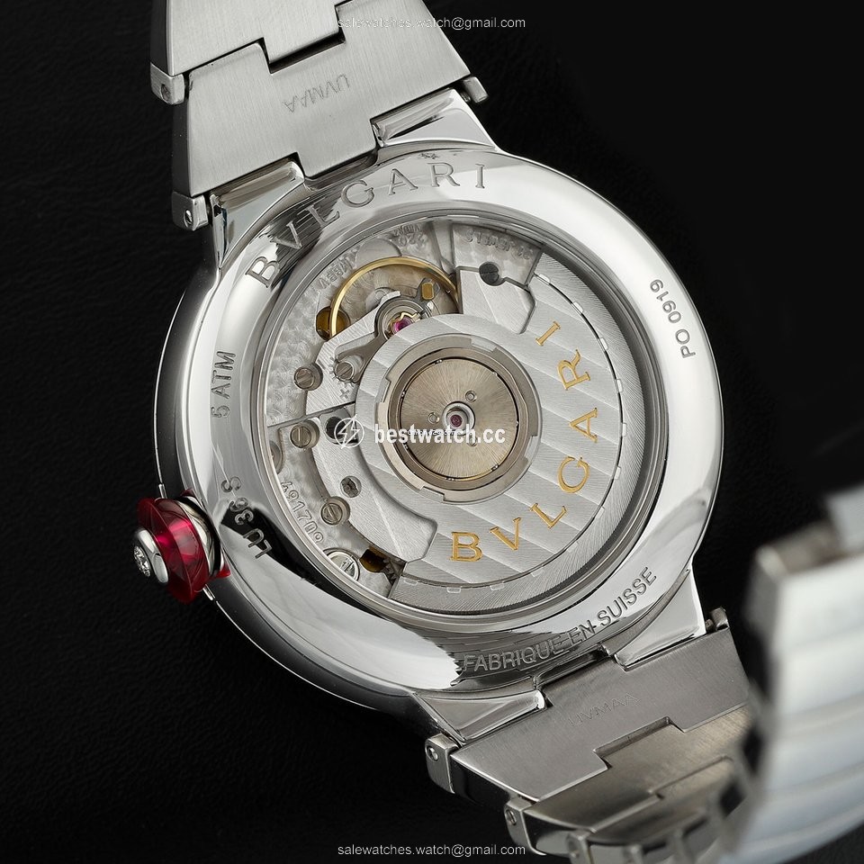 IMG_9085 Bulgari Lucea Womens watch Automatic Steel 102383 Replica 2