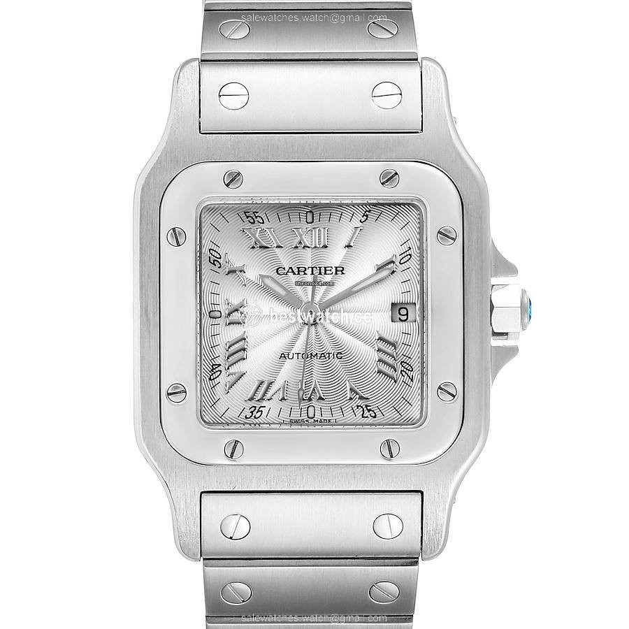 IMG_9085 Cartier Santos Galbee Mens watch Unisex Automatic Steel 2319 Replica 2
